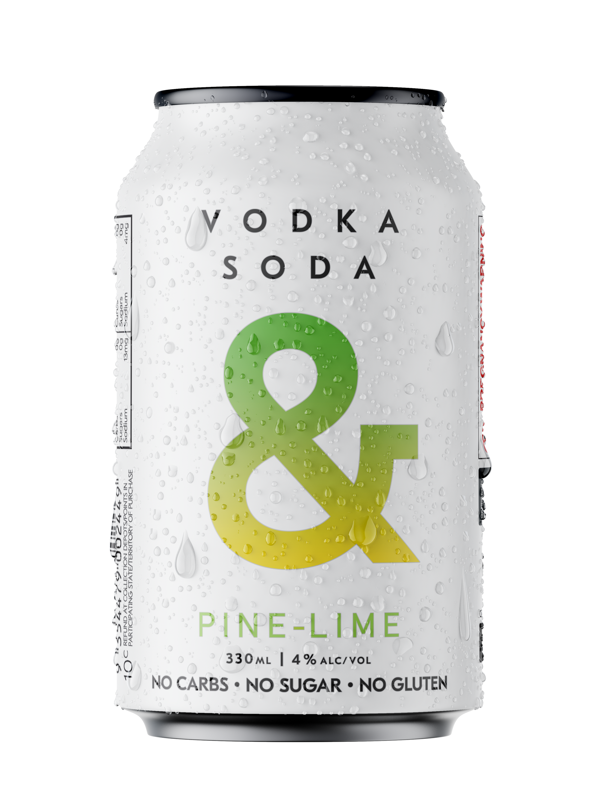 Vodka Soda & Pine Lime 4%