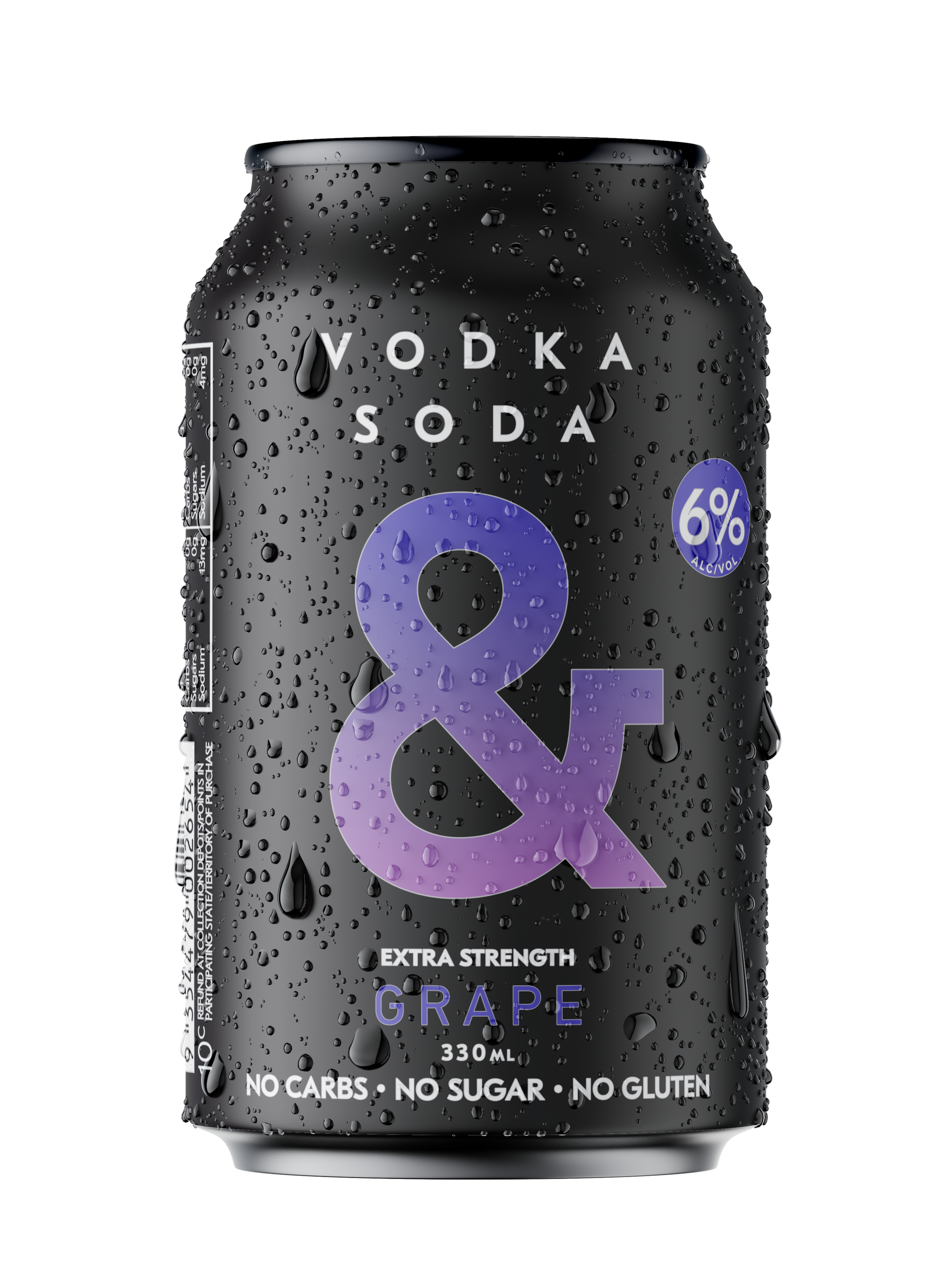 Vodka Soda & Grape 6%
