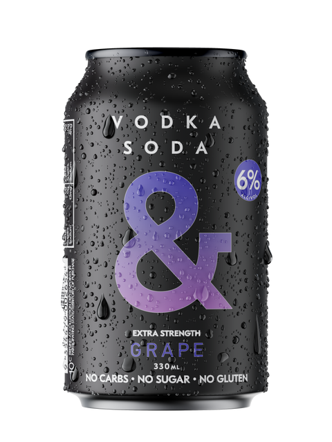 Vodka Soda & Grape 6%