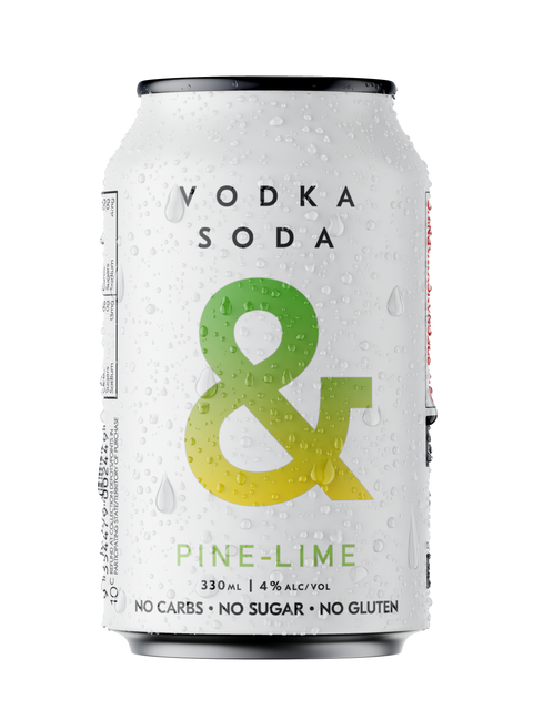 Vodka Soda & Pine Lime 4%