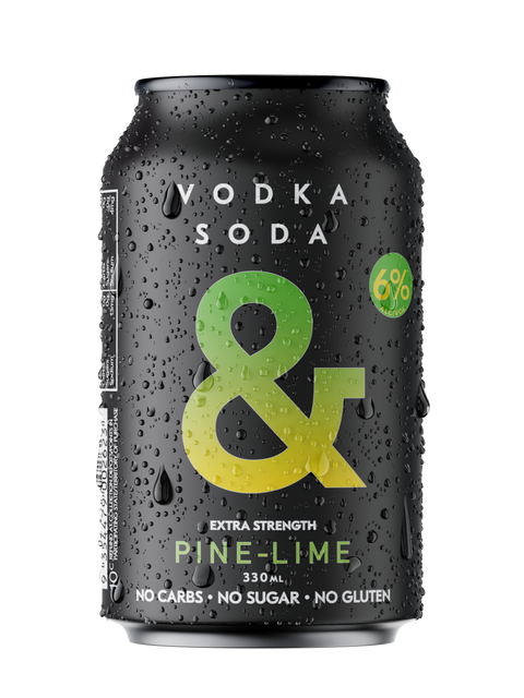 Vodka Soda BL&CK Pine Lime 6%