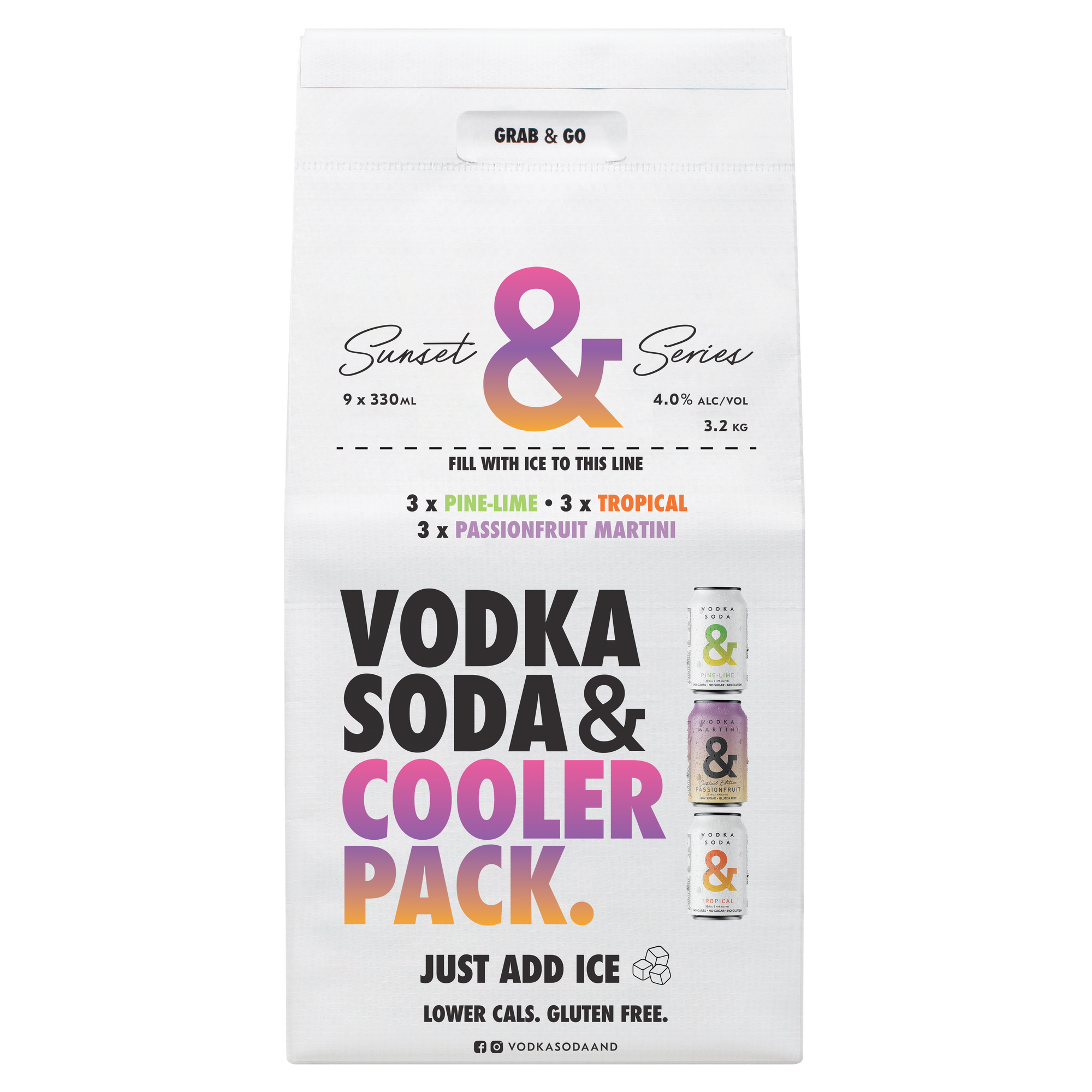 MEGA PACK – Vodka Soda Cooler Pack (Sunset Series)