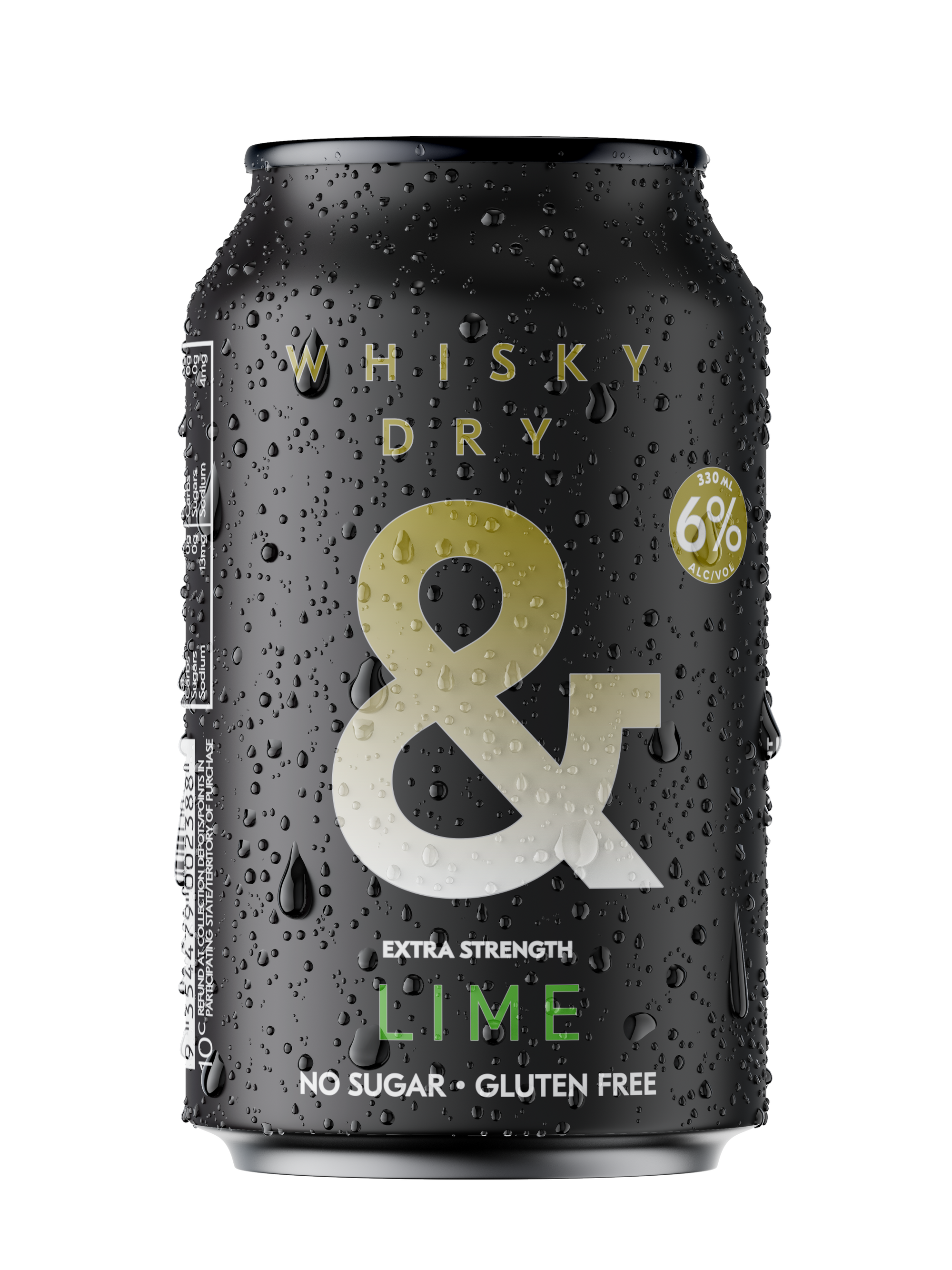 Whisky Dry & Lime Cans 6% (16 Pack)