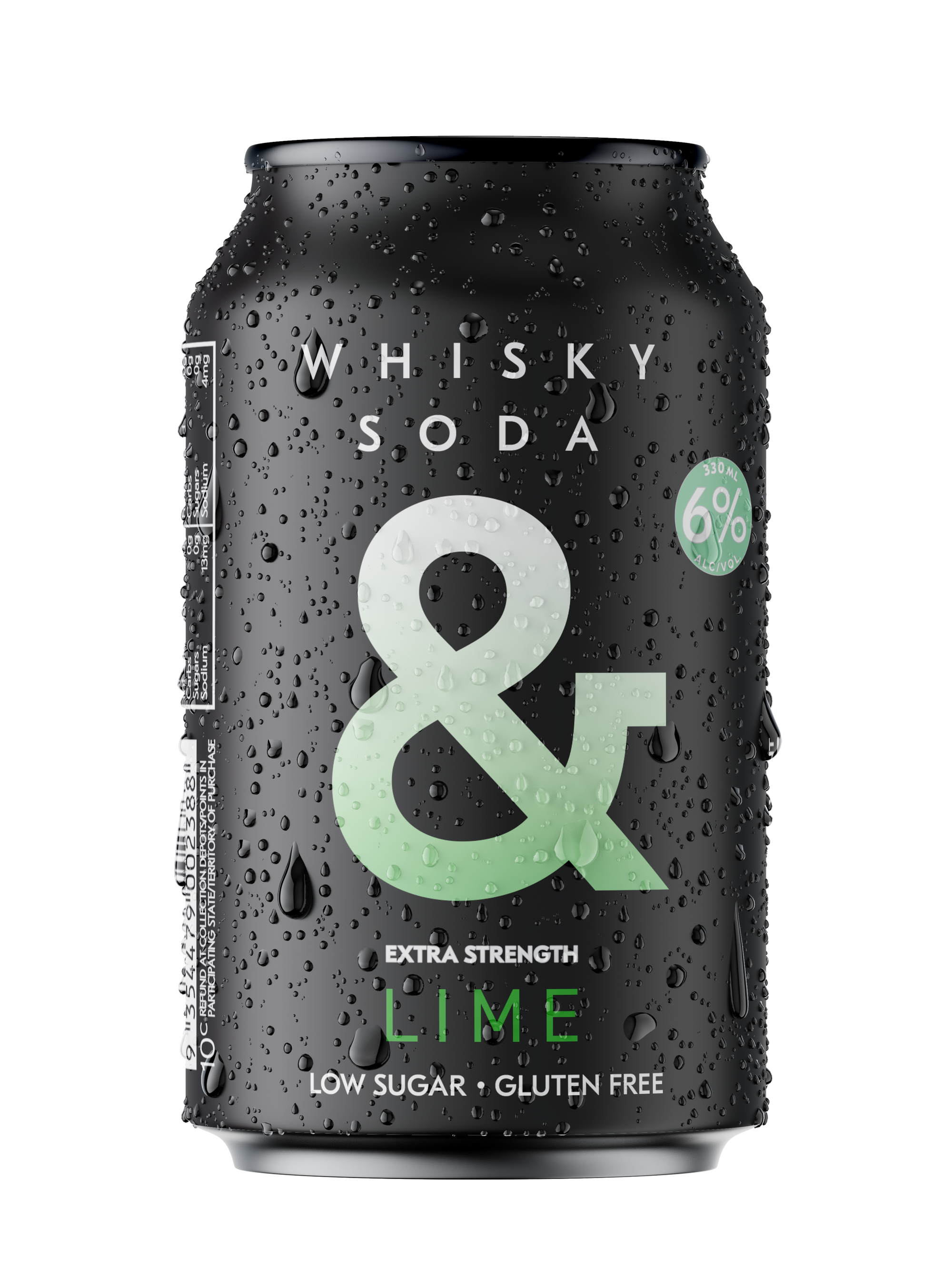 Whisky Soda & Lime Cans 6% (16 Pack)