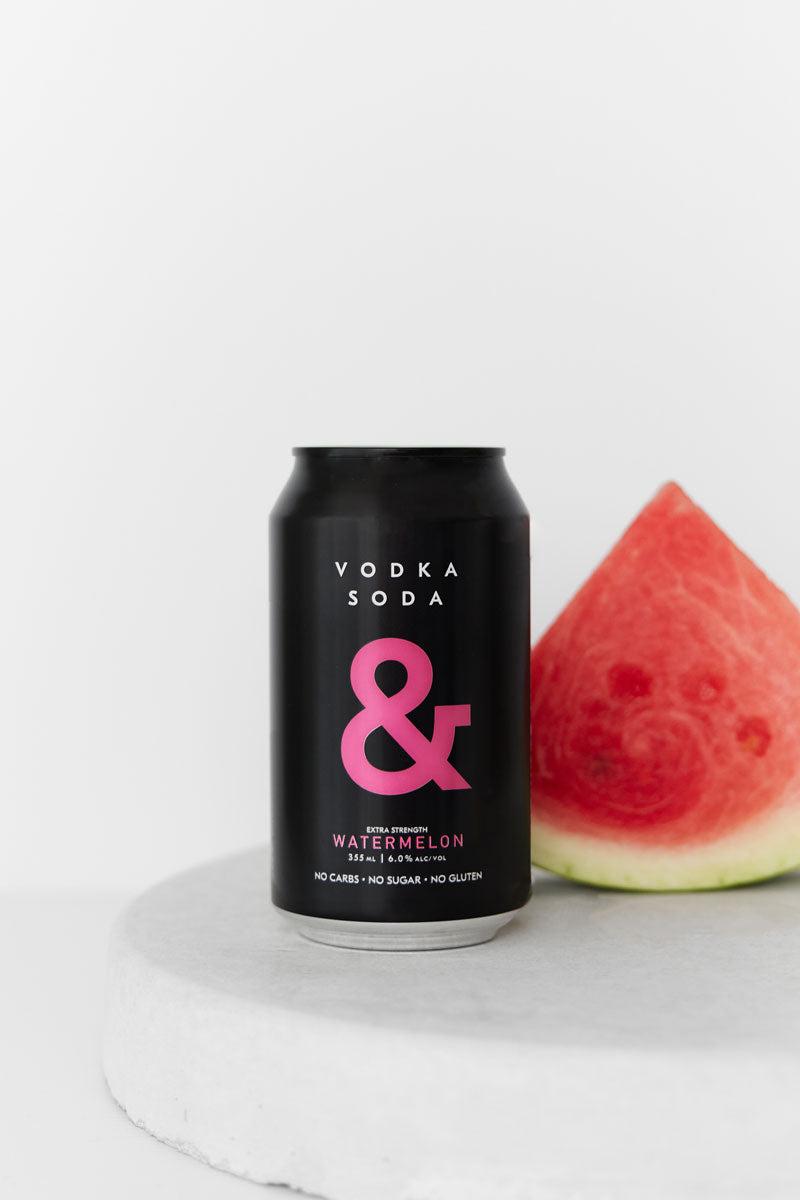 Vodka Soda BL&CK – Watermelon Cans (16 Pack)