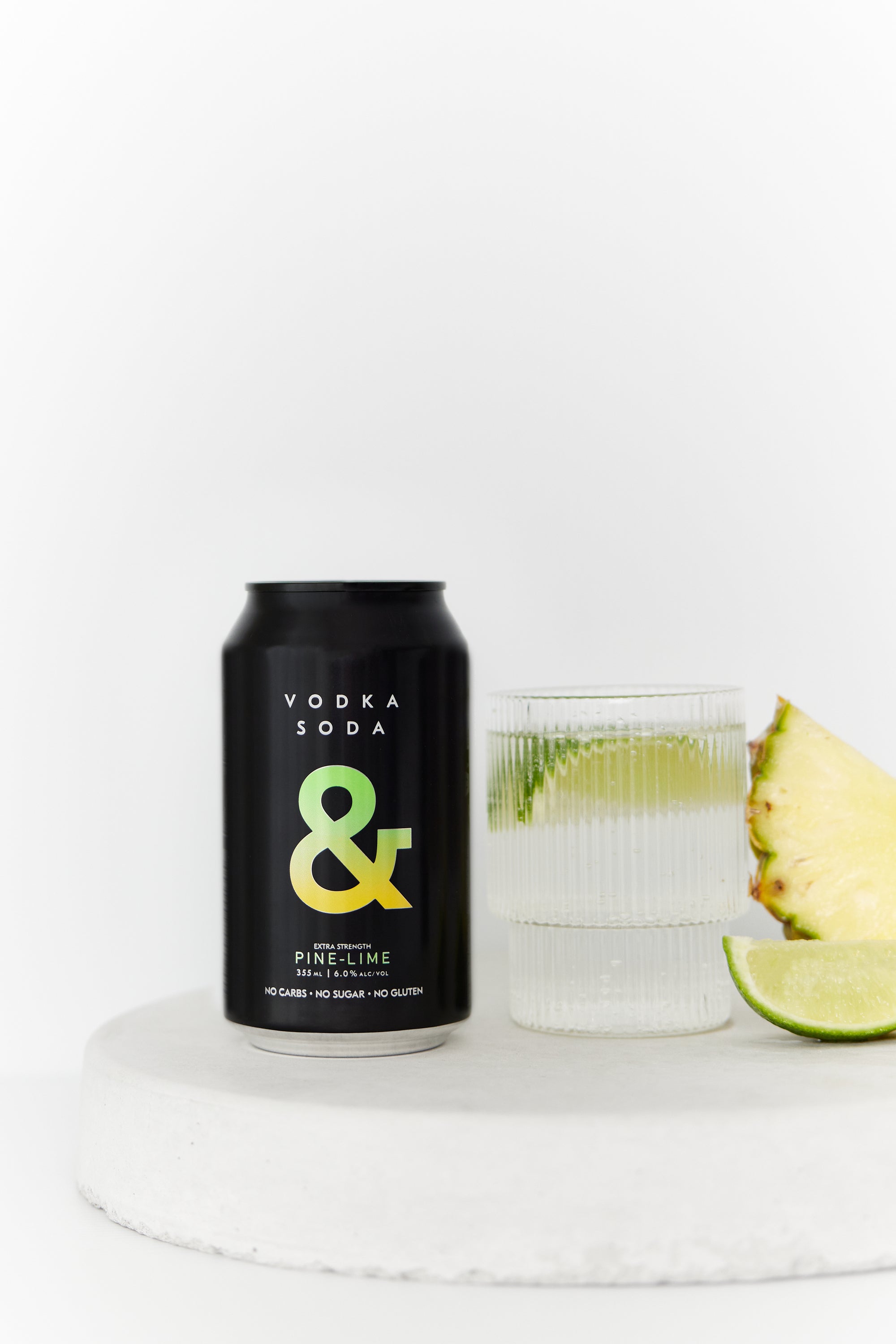 Vodka Soda & Pine Lime Cans 6.0% (16 Pack)